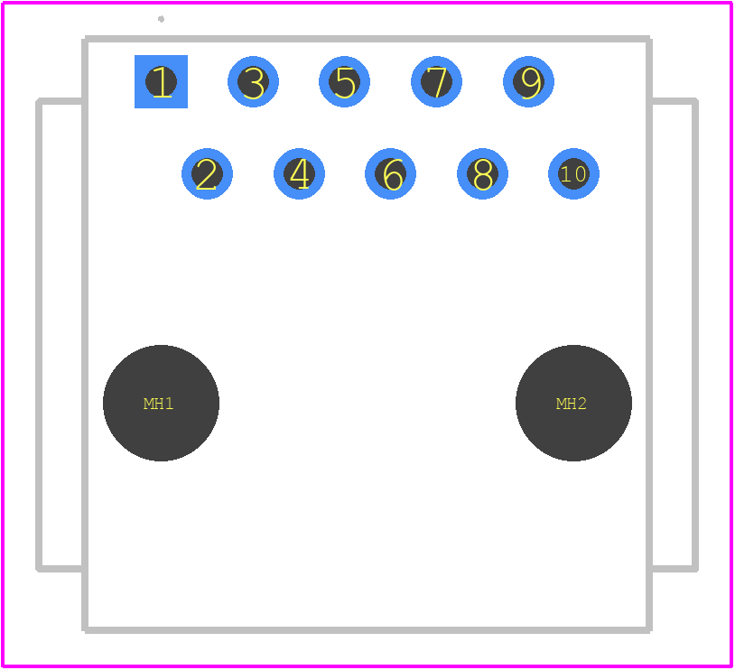SS65100-030F - BelFuse PCB footprint - Other - Other - SS65100-030F-1