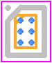 LD57100J110R - STMicroelectronics PCB footprint - BGA - BGA - Flip Chip6 (0.8x1.2 mm)