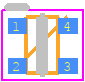 BFP 620F E7764 - Infineon PCB footprint - SO Transistor Flat Lead - SO Transistor Flat Lead - TSFP-4