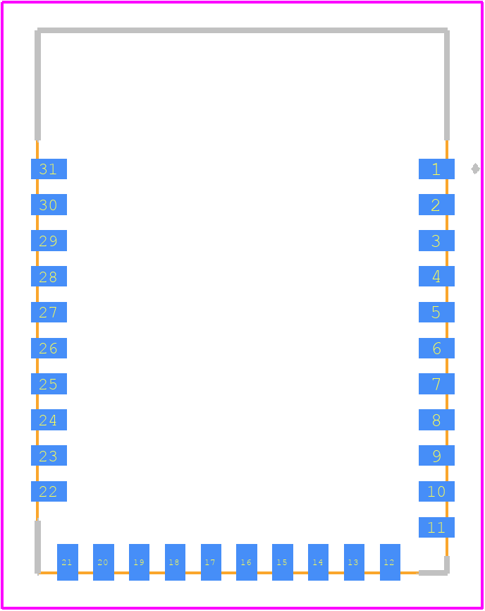 CYBLE-012011-00 - Infineon PCB footprint - Other - Other - CYBLE-012011-00-1