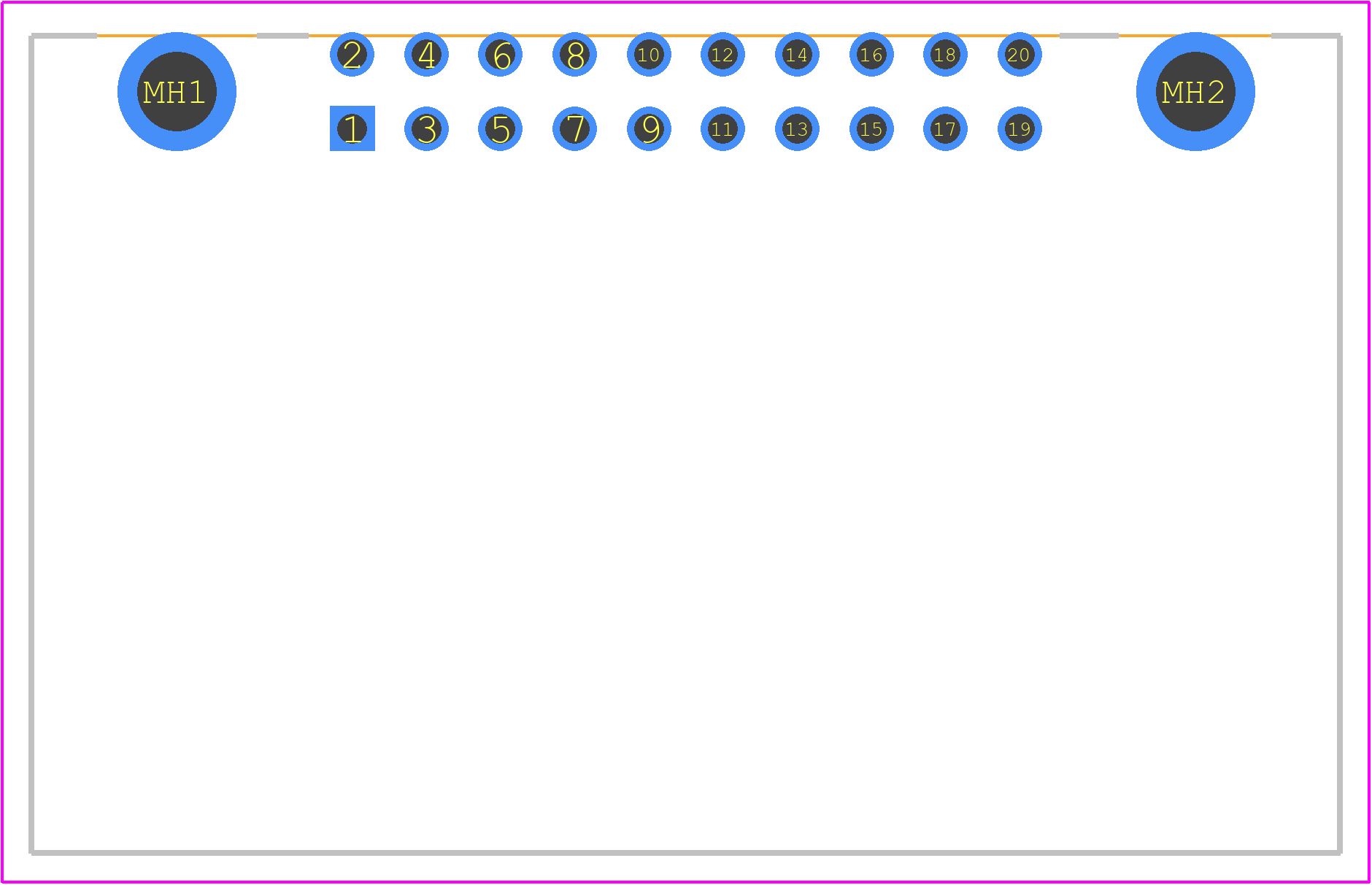 DS1011-20RBSIB7 - Connfly PCB footprint - Other - Other - DS1011-20RBSIB7-5