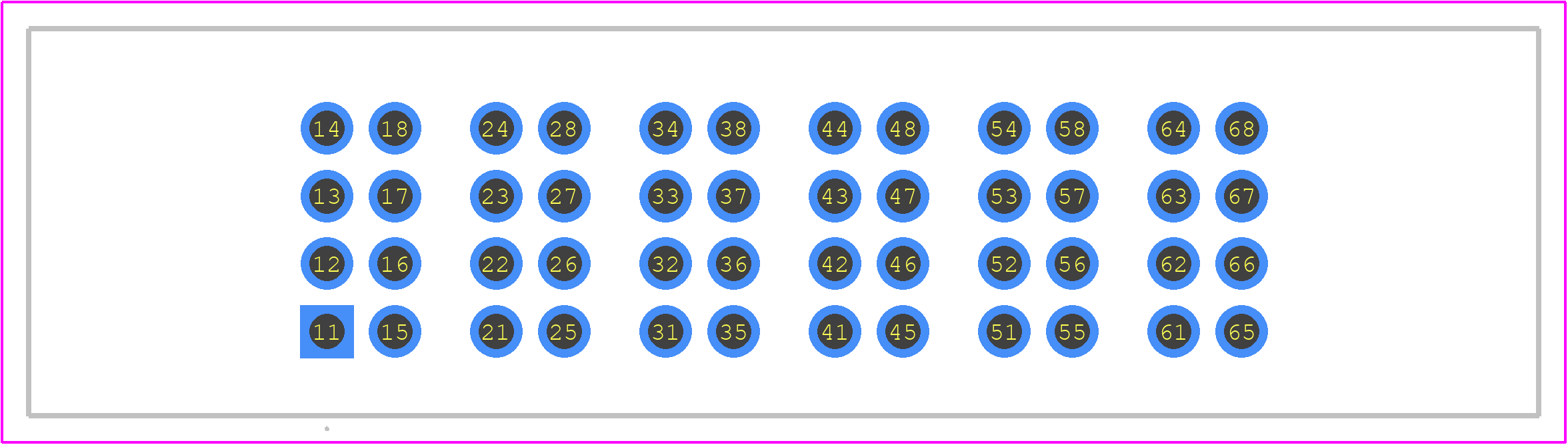 PET-06-02-L-VT - SAMTEC PCB footprint - Other - Other - PET-06-02-L-VT-1