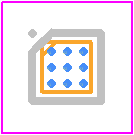 MAX41400ANL+ - Analog Devices PCB footprint - BGA - BGA - WLP-9_2021