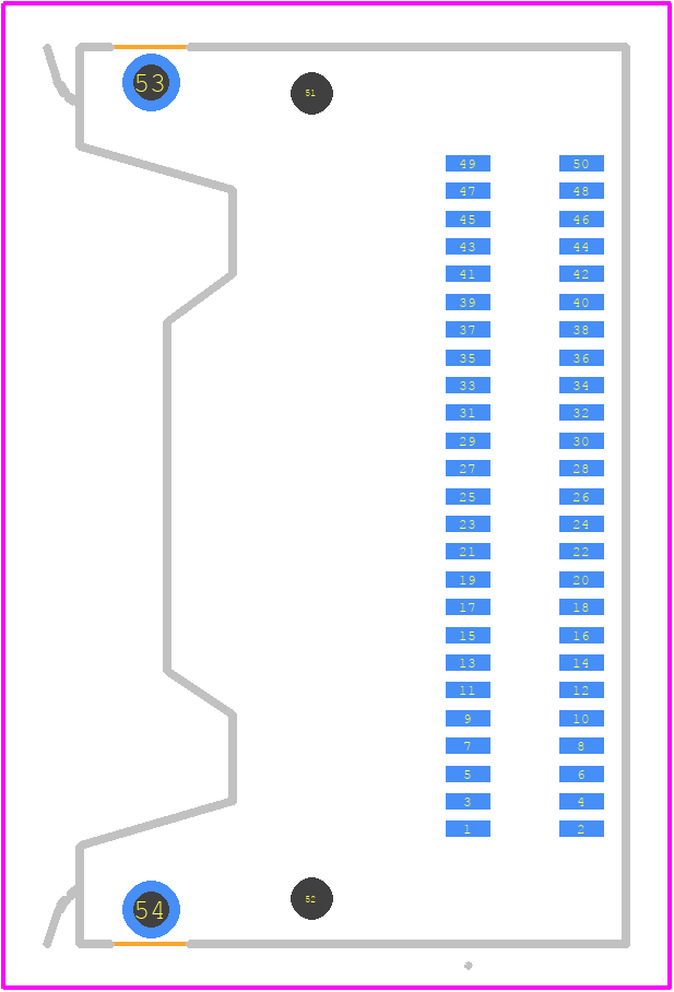 ARF6-16-S-RA-TR - SAMTEC PCB footprint - Other - Other - ARF6-16-S-RA-TR-7