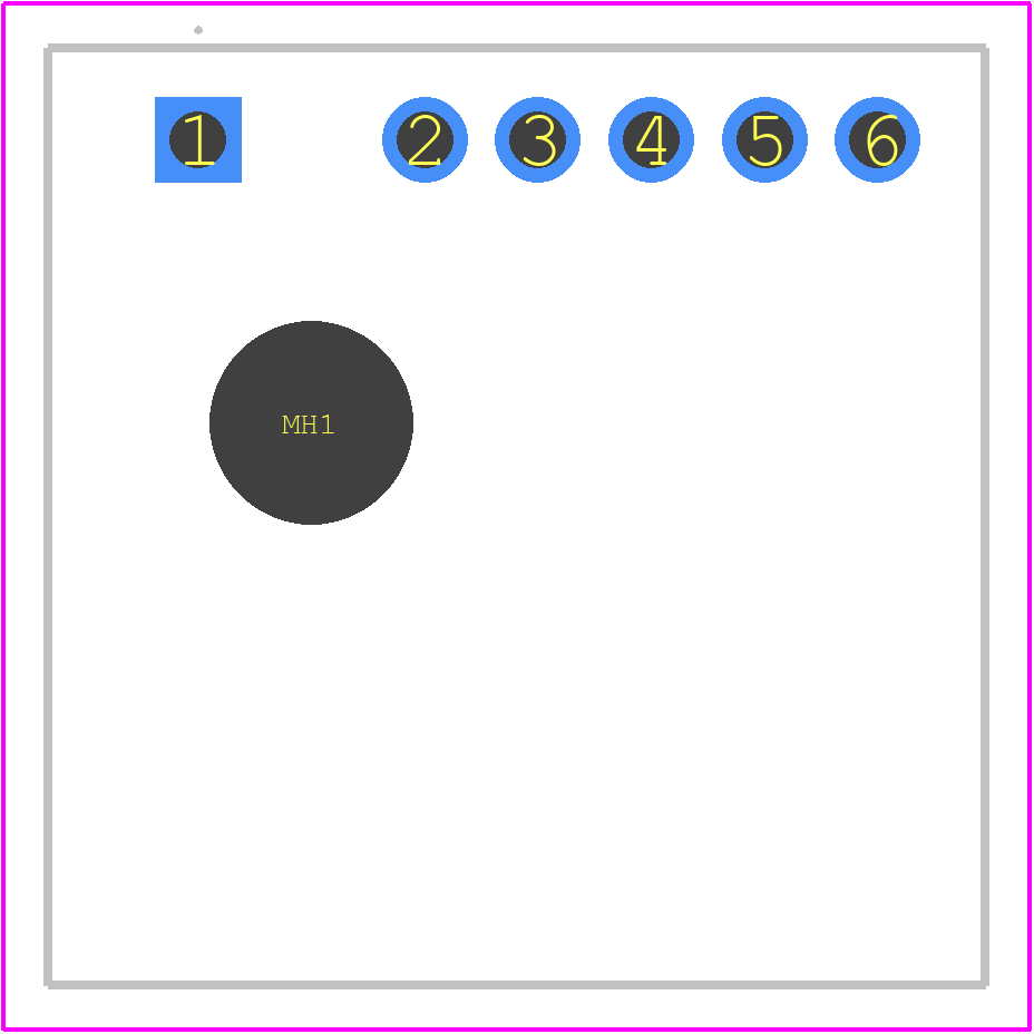 3021-D-E-700 - LEDdynamics PCB footprint - Other - Other - 3021-D-E-700-4