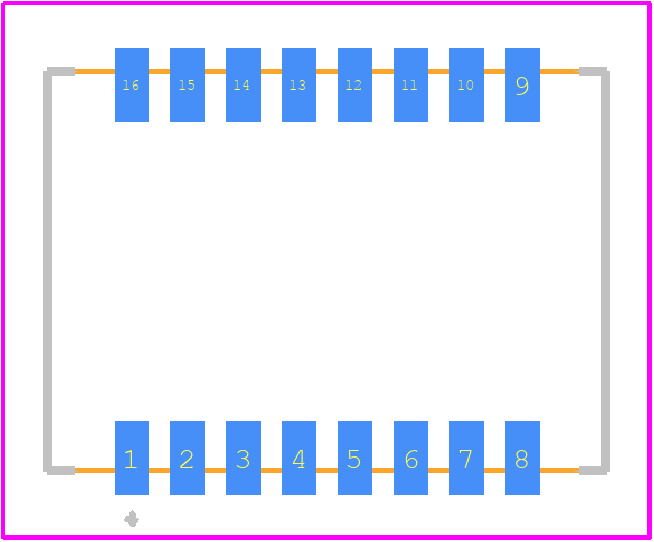 HX2326FNL - Yageo Group PCB footprint - Other - Other - HX2326FNL-1