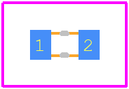 467004 - LITTELFUSE PCB footprint - Other - Other - 467004-3