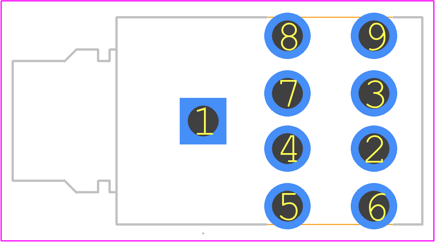 SJ-63043F - Same Sky PCB footprint - Other - Other - SJ-63043F-2