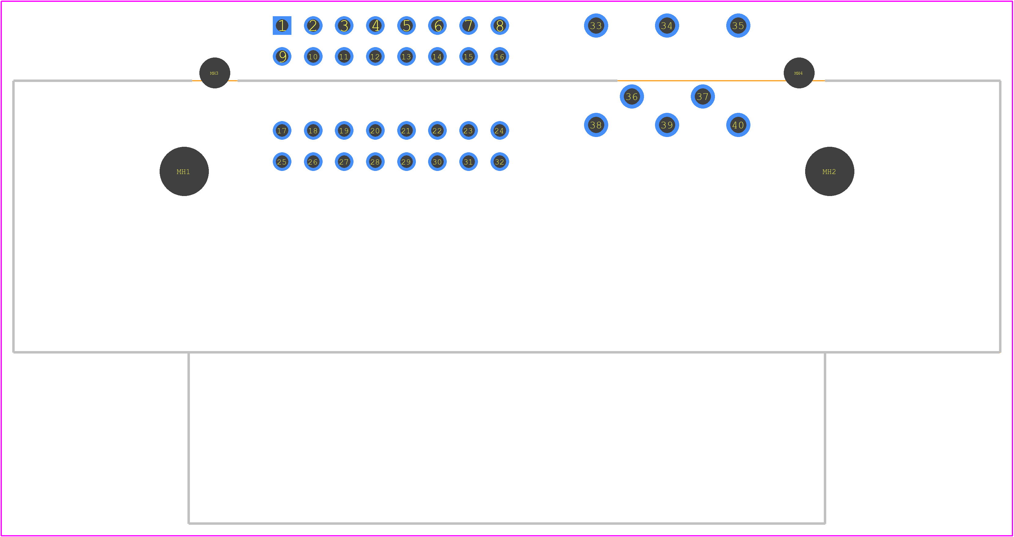 1743730-2 - TE Connectivity PCB footprint - Other - Other - 1743730-2-1