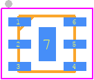 QAT-12+ - Mini-Circuits PCB footprint - Small Outline No-lead - Small Outline No-lead - MC3000
