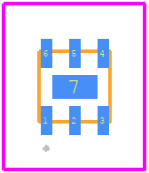 QAT-20+ - Mini-Circuits PCB footprint - Other - Other - 6-TDFN 