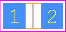 TLR2H15DR002FTDG - TE Connectivity PCB footprint - Resistor Chip - Resistor Chip - TLR2H