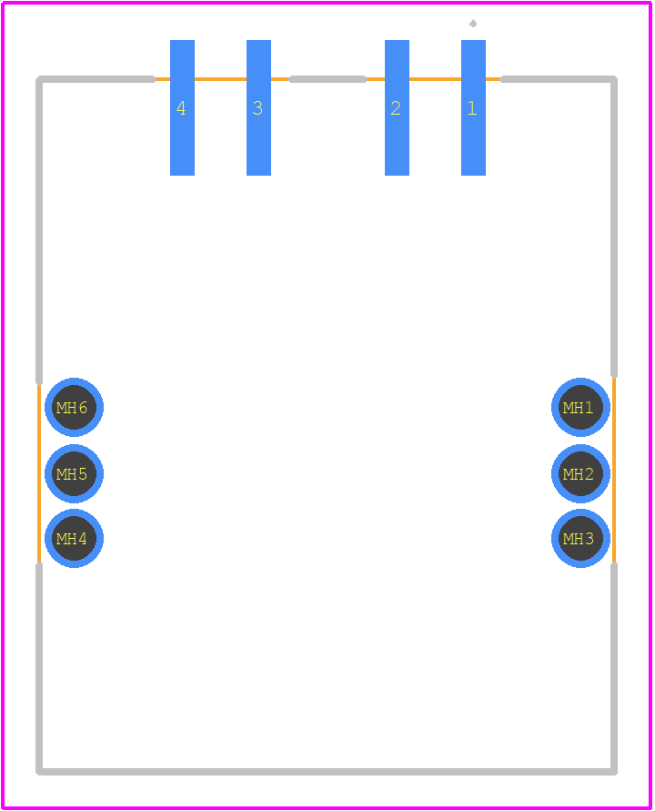 MX77A004HF2 - JAE PCB footprint - Other - Other - MX77A004HF2-2