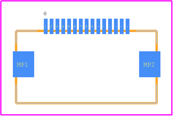 FH12A-15S-0.5SH(55) - Hirose PCB footprint - Other - Other - FH12A-15S-0.5SH(55)-1