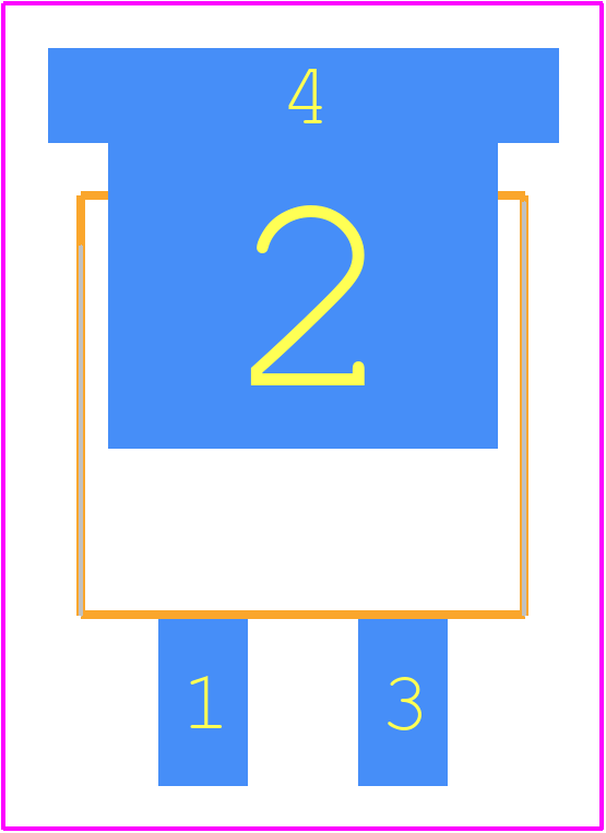 QV6016NH2RP - LITTELFUSE PCB footprint - Other - Other - TO-263 (N-Package) — D2  Pak Surface Mount-2