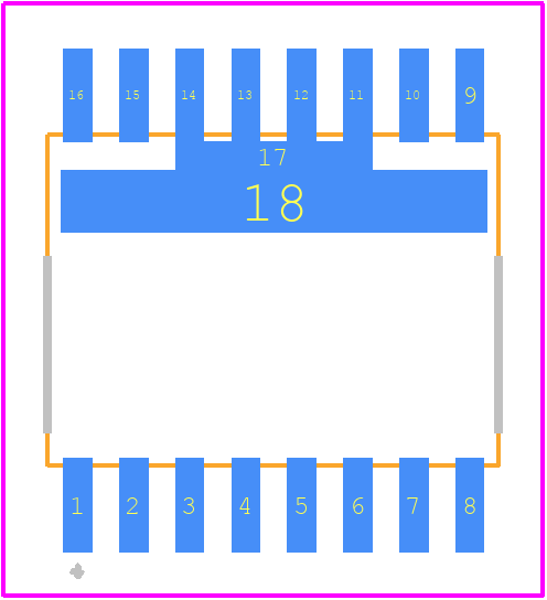 CPC1561BTR - LITTELFUSE PCB footprint - Other - Other - 16-pin SOIC