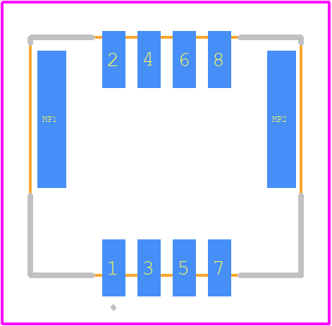 505448-0891 - Molex PCB footprint - Other - Other - 505448-0891-3