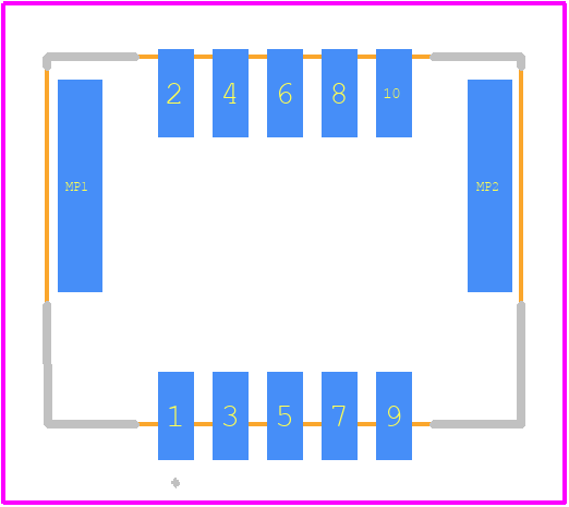 505448-1091 - Molex PCB footprint - Other - Other - 505448-1091-2