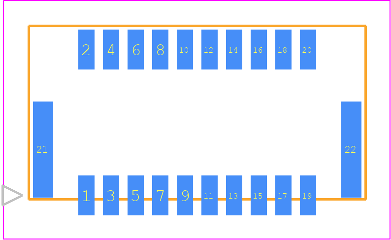 5054482091 - Molex PCB footprint - Other - Other - 50544820YY_31517191