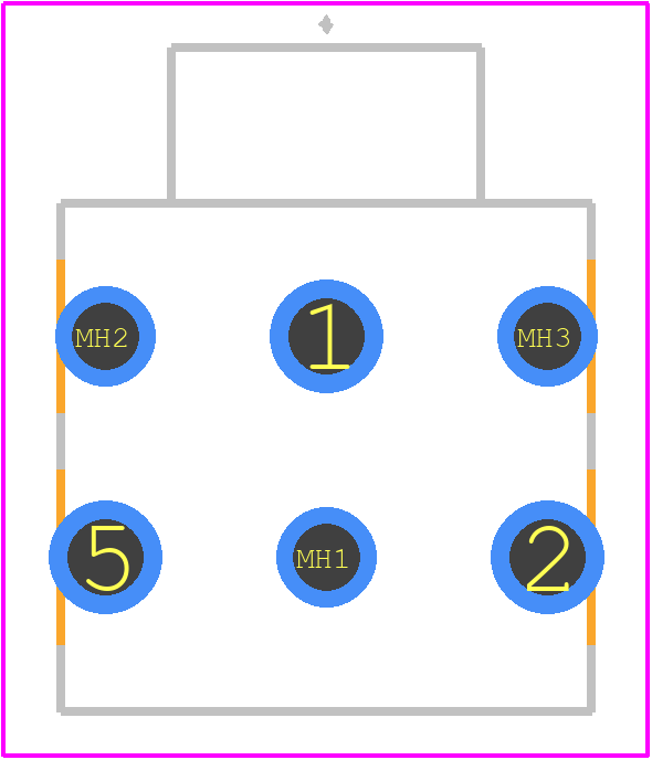 PJS03-PK - Austriamicrosystems PCB footprint - Other - Other - PJS03-PK-3