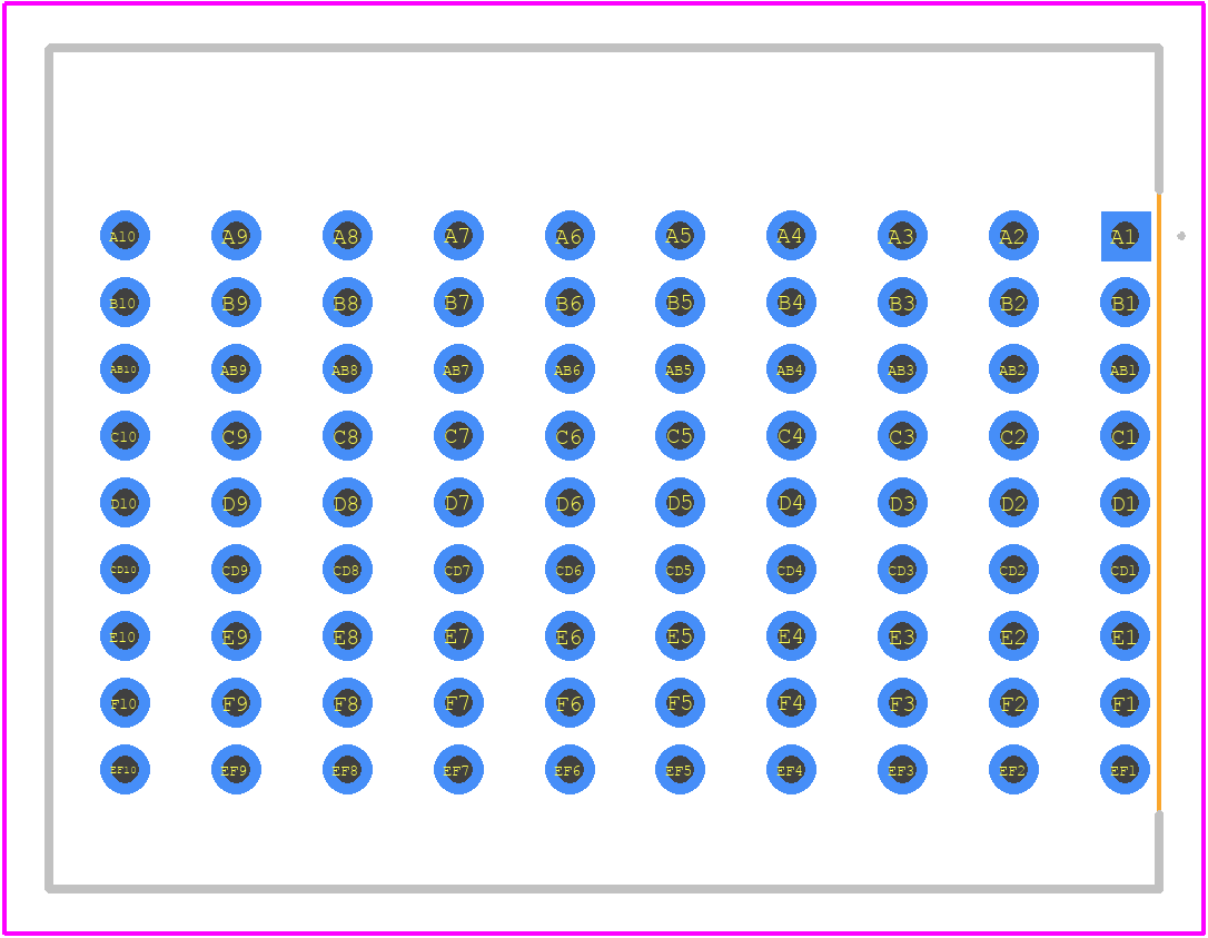 973062 - TE Connectivity PCB footprint - Other - Other - 973062-1