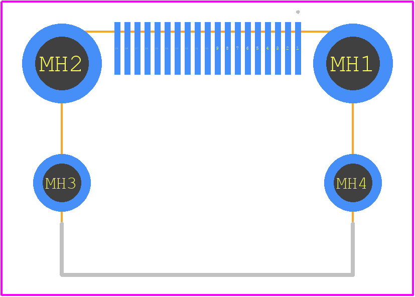 RAHHD19SFTR - Switchcraft PCB footprint - Other - Other - RAHHD19SFTR-3