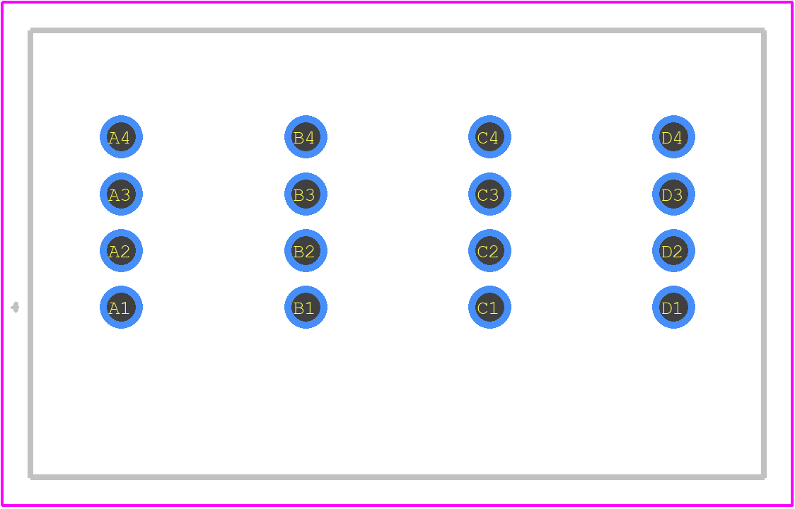 7000007609 - 3M PCB footprint - Other - Other - 7000007609-3