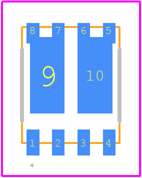 DMTH4008LPDWQ-13 - Diodes Incorporated PCB footprint - Other - Other - PowerDI5060-8/SWP (Type UXD)