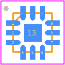 GRF2052 - Guerrilla RF PCB footprint - Quad Flat No-Lead - Quad Flat No-Lead - QFN-12