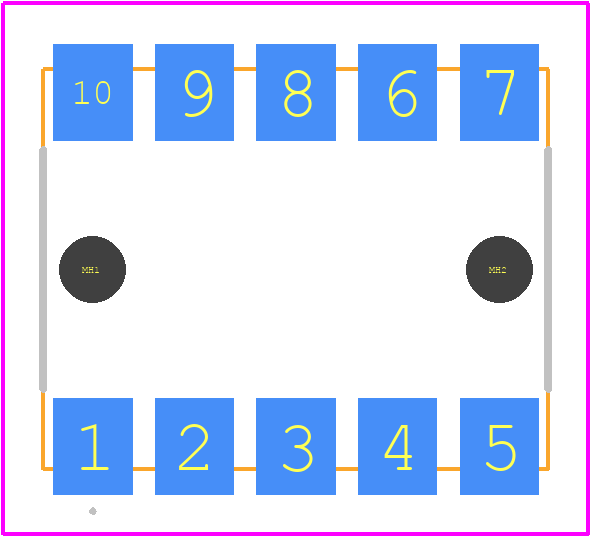 70AAJ-5-F1 - Bourns PCB footprint - Other - Other - 70AAJ-5-F1-1