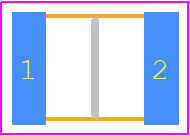 MICROSMD010-02 - TE Connectivity PCB footprint - Fuses Chip - Fuses Chip - MICRO