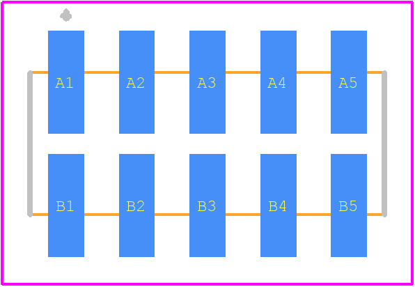 1591-0100 - Molex PCB footprint - Other - Other - 1591-0100-2