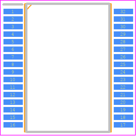 MC33395DWBR2 - Motorola PCB footprint - Small Outline Packages - Small Outline Packages - 32 SOICW_1