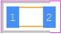 QTLP650D-2.TR - Everlight PCB footprint - LEDs Chip - LEDs Chip - 3mmX1.4mm