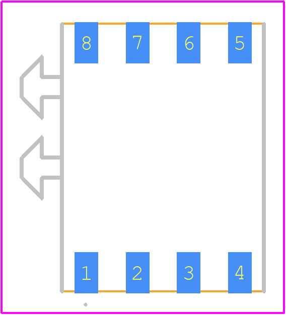 SSCMRRN160MDAA3 - Honeywell PCB footprint - Other - Other - SSCMRRN160MDAA3-2