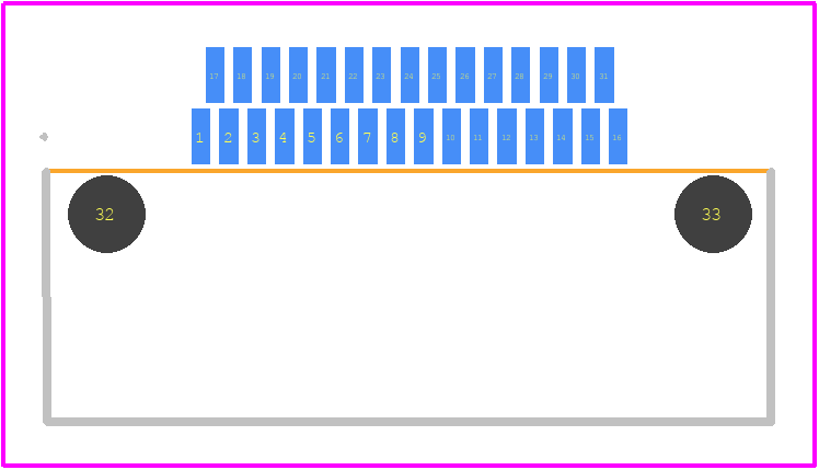 NK-2D2-031-225-TH00 - Molex PCB footprint - Other - Other - NK-2D2-031-225-TH00-2