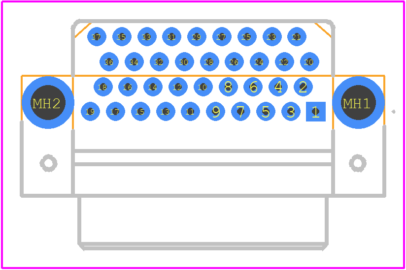 NK-2E2-037-325-TH00 - AirBorn PCB footprint - Other - Other - NK-2E2-037-325-TH00-1