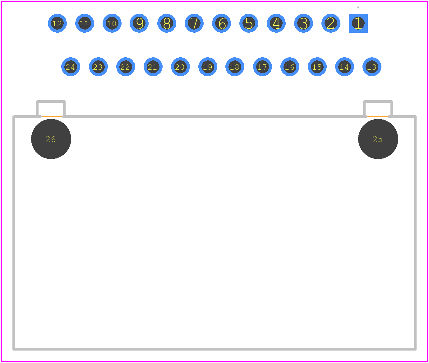 MX84B024NF2 - JAE PCB footprint - Other - Other - MX84B024NF2-4.1