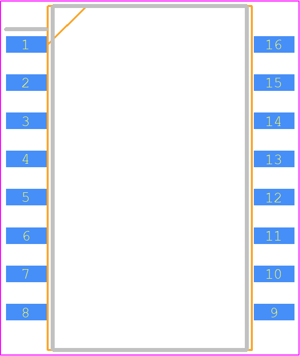 DSS-3330 - DDC PCB footprint - Small Outline Packages - Small Outline Packages - DSS-3000 SERIES-1