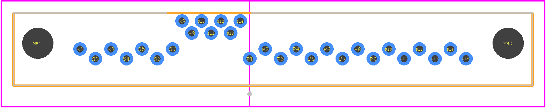 1735368-1 - TE Connectivity PCB footprint - Other - Other - 1735368-1-1