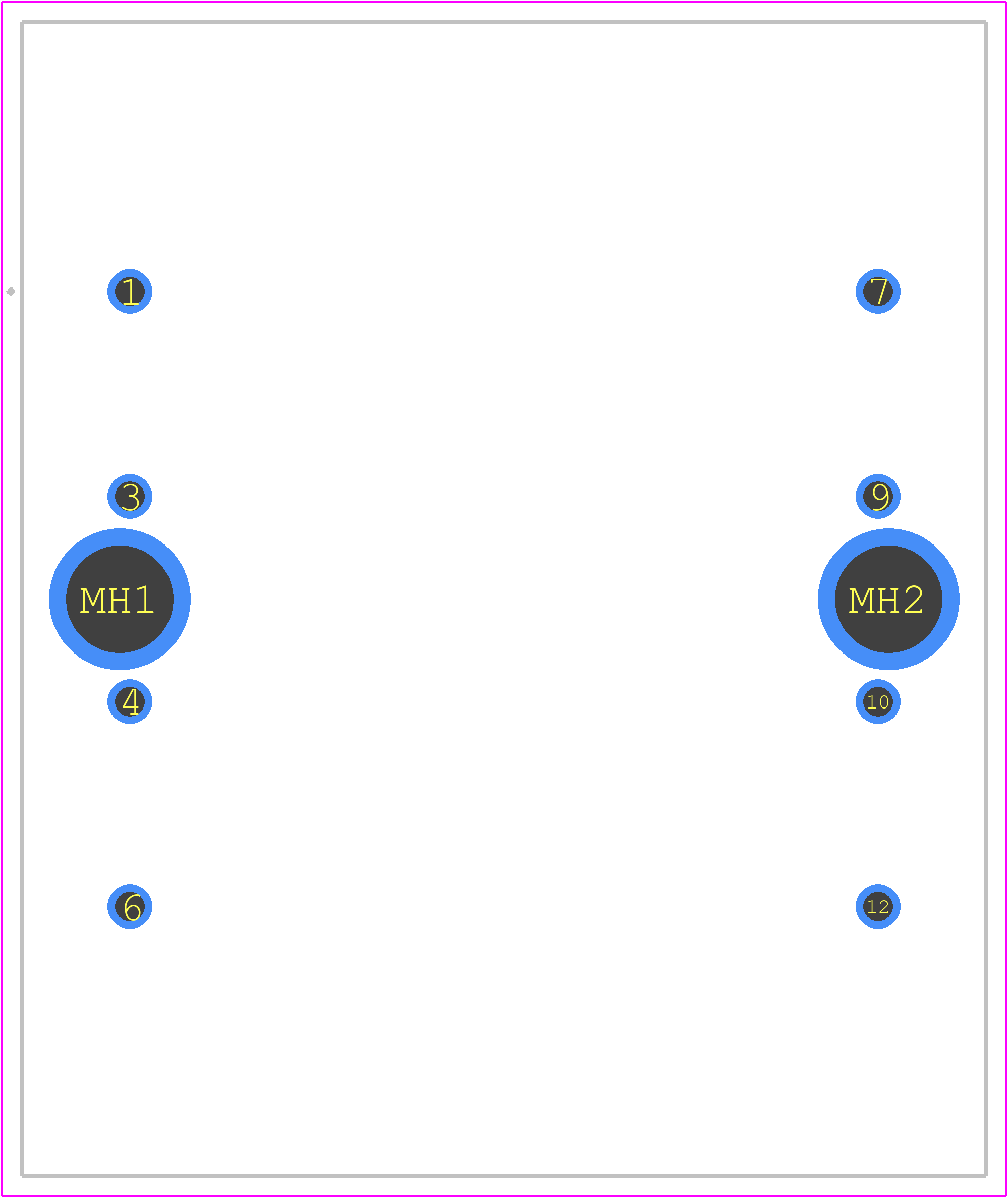 183H16 - Hammond Manufacturing PCB footprint - Other - Other - 183H16-3