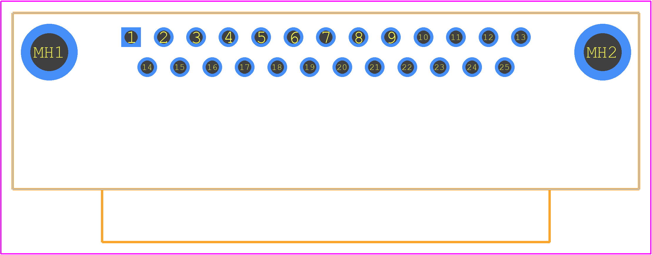 09653226802 - HARTING PCB footprint - Other - Other - 09653226802-2