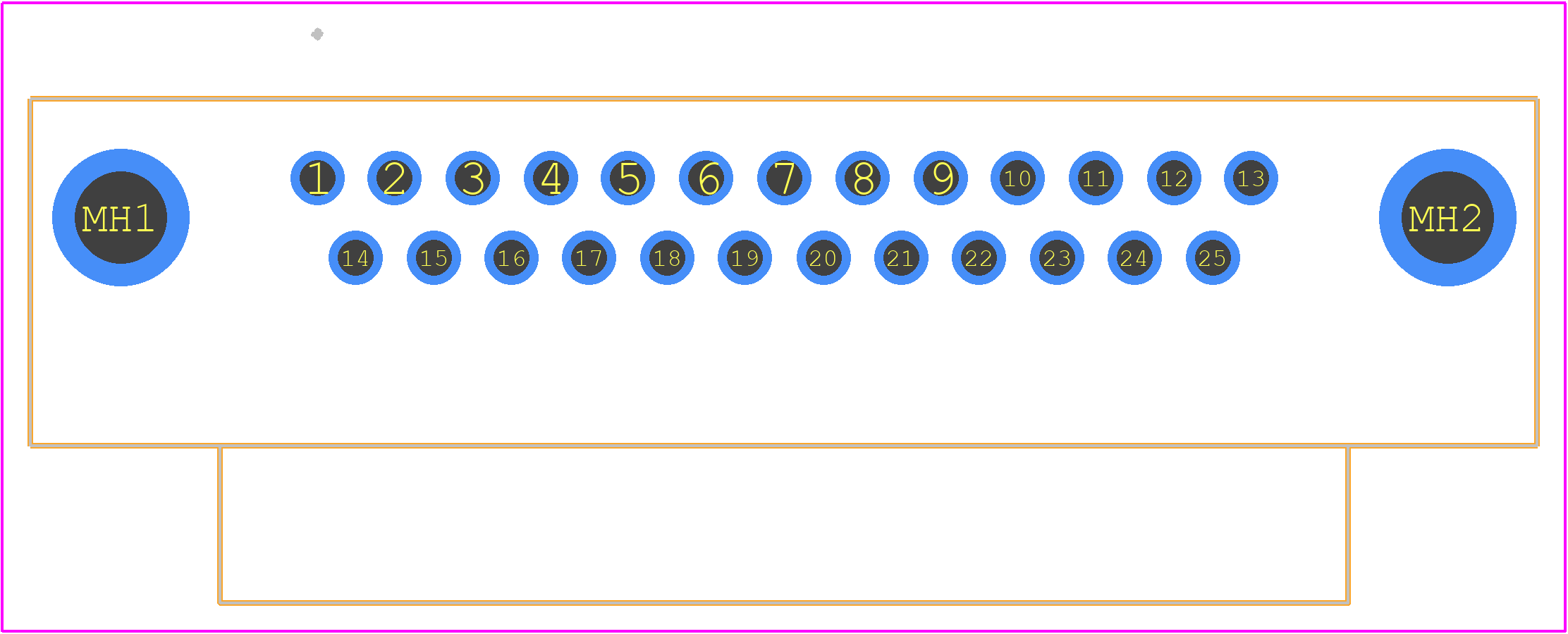 1218440-3 - TE Connectivity PCB footprint - Other - Other - 1218440-3-3