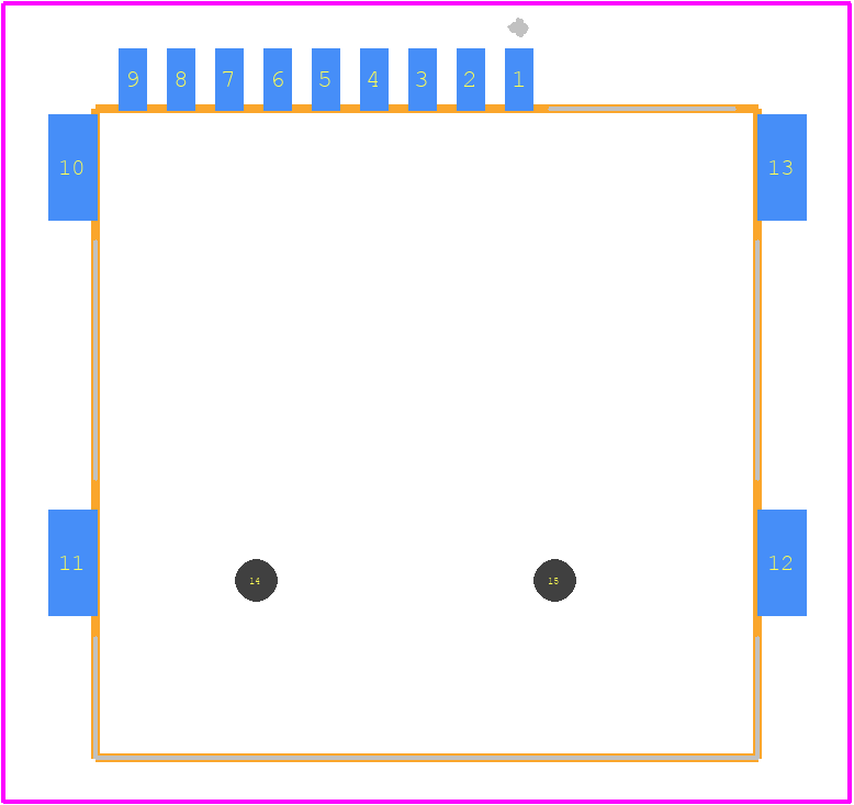 MEM2075-00-140-01-A - GCT (GLOBAL CONNECTOR TECHNOLOGY) PCB footprint - Other - Other - MEM2075-00-140-01-A