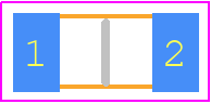 B72520G1140S862 - TDK PCB footprint - Varistors Chip - Varistors Chip - CT1206S14BAUTOGOM_G