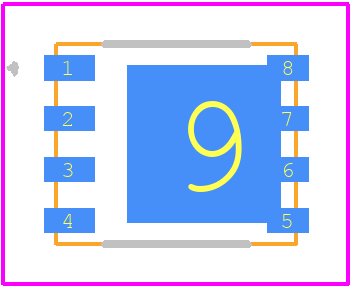 SIDR626LDP-T1-RE3 - Vishay PCB footprint - Other - Other - PowerPAK® SO-8DC