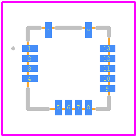 NCP51820 - onsemi PCB footprint - Other - Other - QFN15 4x4, 0.5P CASE 485FN ISSUE B