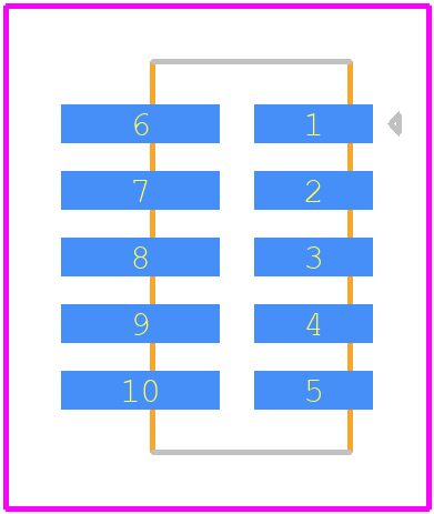 780470543 - Molex PCB footprint - Other - Other - 780470573-1