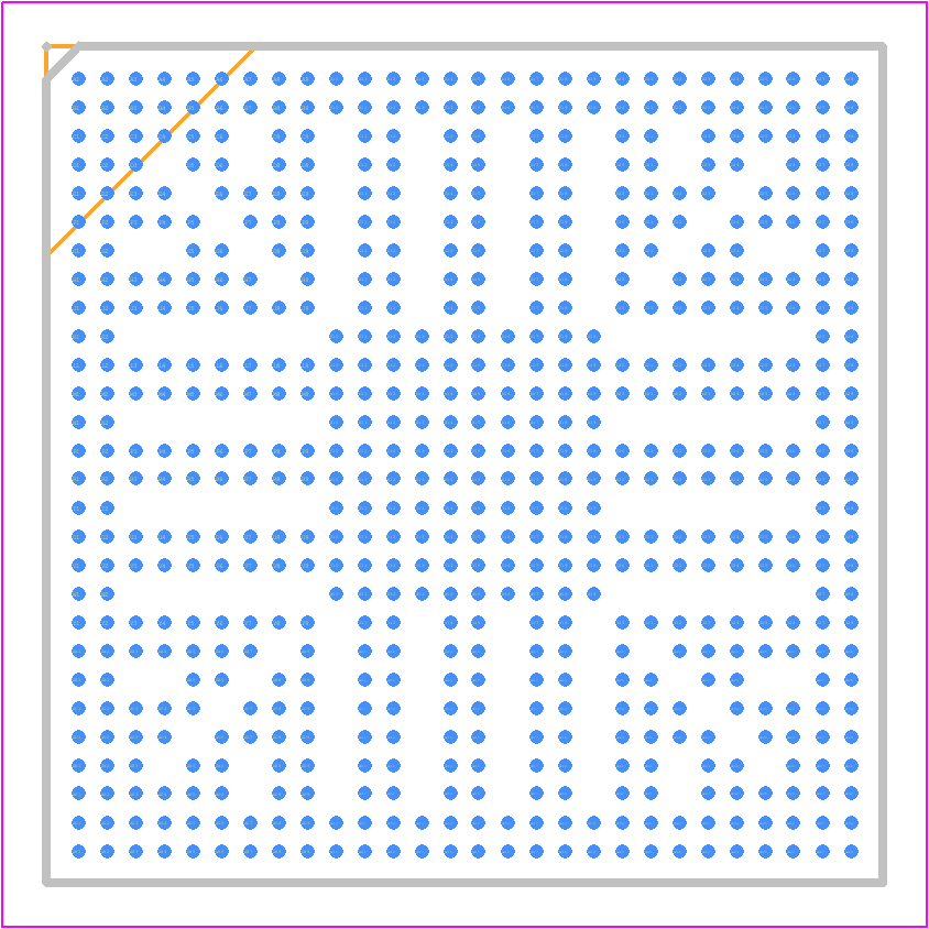 RK3288 - Rockchip PCB footprint - BGA - BGA - RK3288