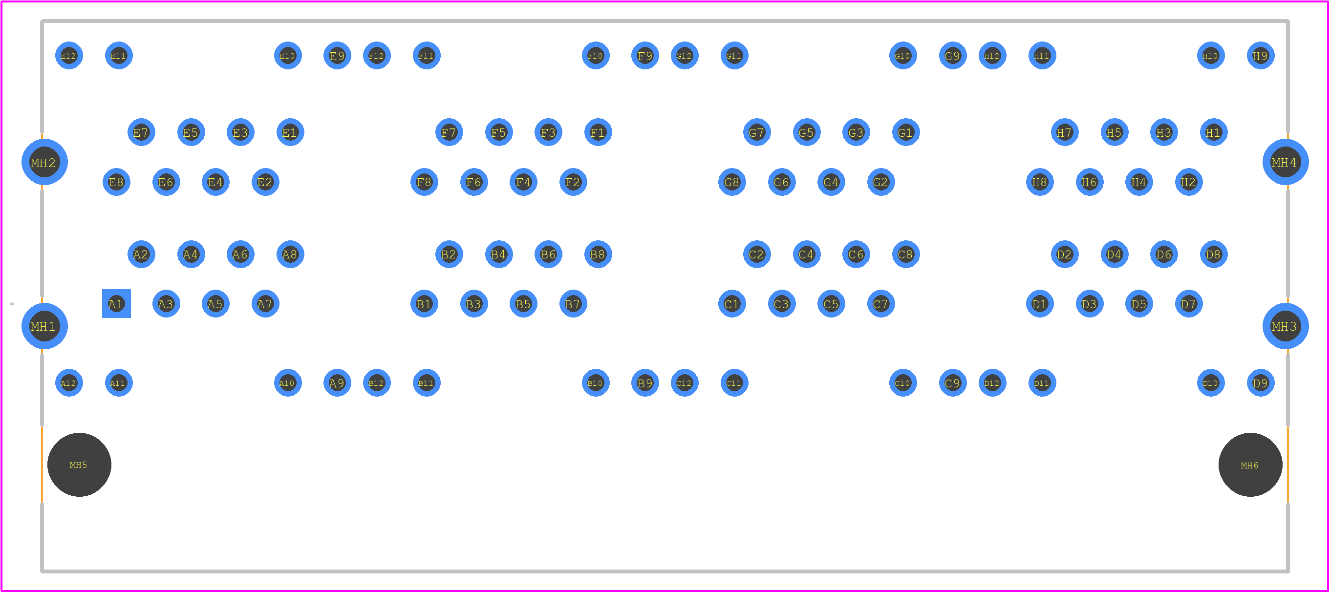 RJSNE538108 - Amphenol PCB footprint - Other - Other - RJSNE538108-4